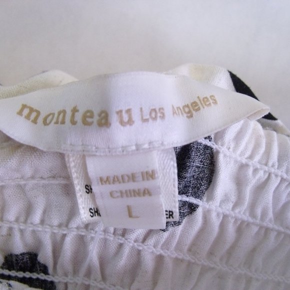 Monteau Smocked Polka Dot Dress - Picture 4 of 5